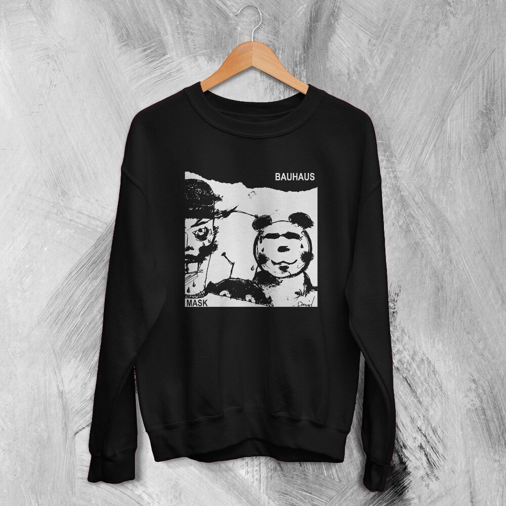 Bauhaus Sweatshirt Mask Album Art Sweater Bauhaus Band 17